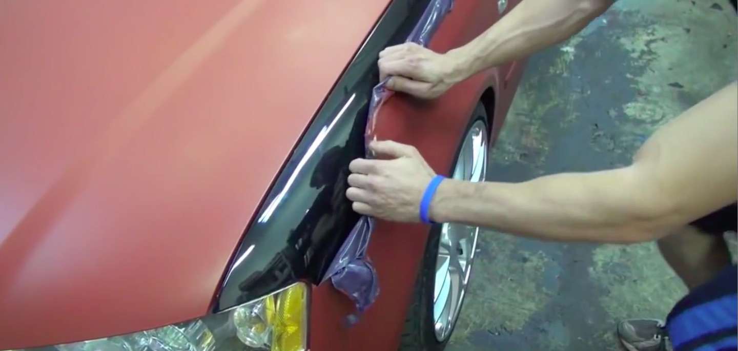 Как снять жидкую резину с автомобиля?